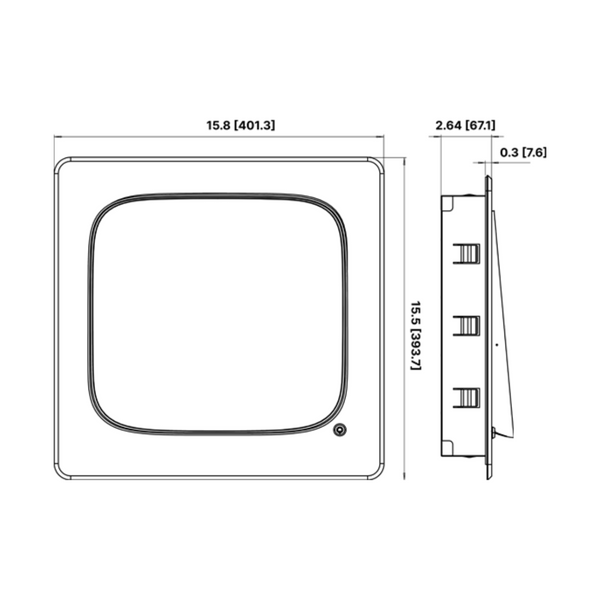 ButterflyMX 12" Recessed Intercom