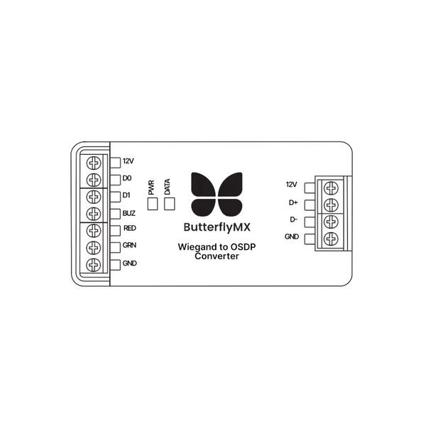 ButterflyMX Wiegand to OSDP Converter