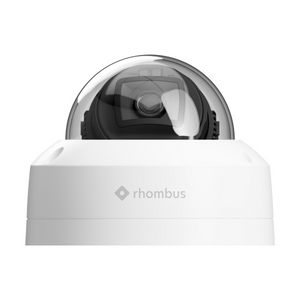 Rhombus R120 Dome Security Camera on a white background.