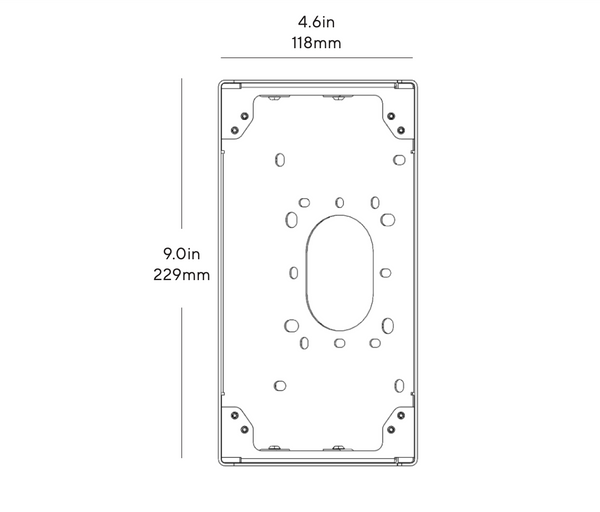 Verkada ACC-INT-ANGLE-2 TD53 Angle Mount