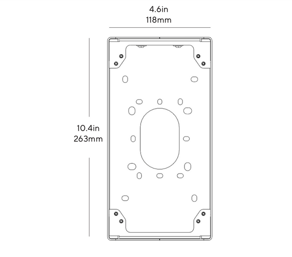 Verkada ACC-INT-COND-3 TD63 Conduit Surface Mount