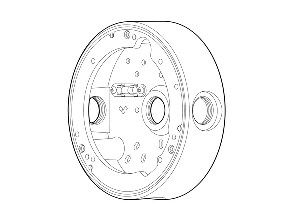 Verkada ACC-MNT-CJBOX-1 Circle Junction Box