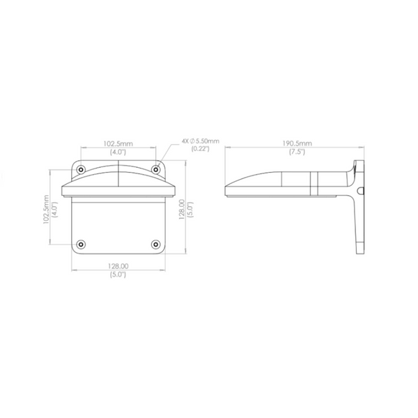 Verkada ACC-MNT-LBRAC-1 L-Bracket Mount